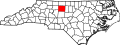 State map highlighting Guilford County