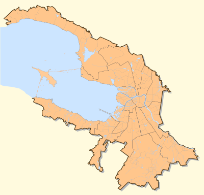 Location map Saint Petersburg
