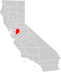 موقع مقاطعة سان هواكين في كاليفورنيا
