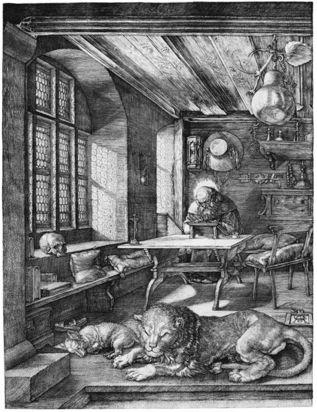 ملف:Dürer-Hieronymus-im-Gehäus.jpg