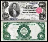 $100 Silver Certificate depicting Monroe