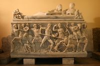 Sarcophagus with the Calydonian hunt, Palazzo dei Senatori - Musei Capitolini, Rome.