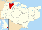 Gravesham located within Kent