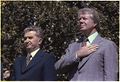 Ceaușescu with US President Jimmy Carter during a state visit to the USA (1978)