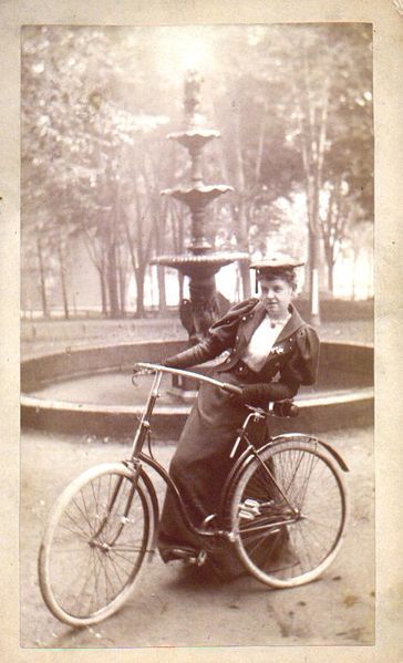 ملف:Woman with Bicycle 1890s.jpg
