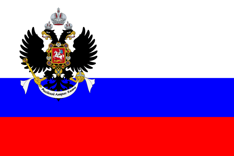 ملف:Flag of the Russian-American Company.svg