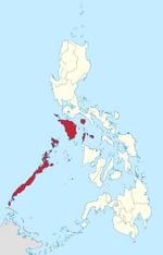 Map of the Philippines highlighting MIMAROPA