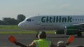 Citilink Airbus A320-200 taxiing at Halim