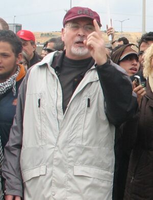 Issam Makhoul at demonstration.jpg