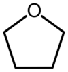 Chemical structure of THF