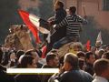 الجمال اثناء المعركة داخل ميدان التحرير