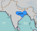Pataliputra as a capital of the Haryanka dynasty of the Magadha Empire.