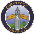 Seal of the City of Corning