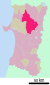 Kitaakita in Akita Prefecture Ja.svg