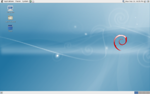 Screenshot of Debian 5.0 (“Lenny”)