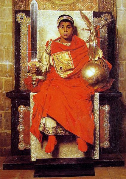 ملف:Jean-Paul Laurens - The Byzantine Emperor Honorius - 1880.jpg