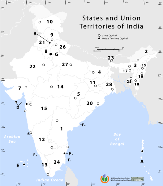 ملف:Indiastates&utnumbered.png