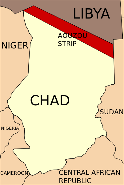 ملف:Map of Aouzou stip chad-svg.svg