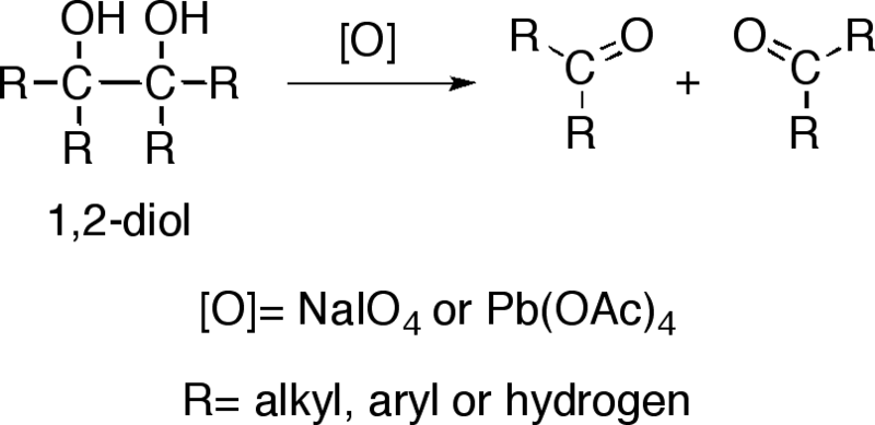 ملف:Oxidative breakage of 1,2-diol.png