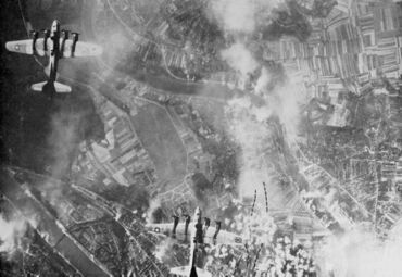 US Air Force bombing in 1944.