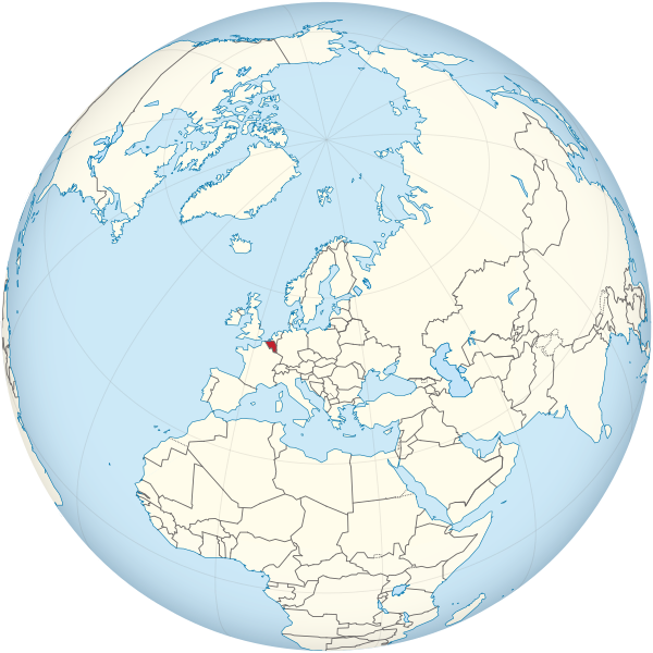 ملف:Belgium on the globe (Europe centered).svg