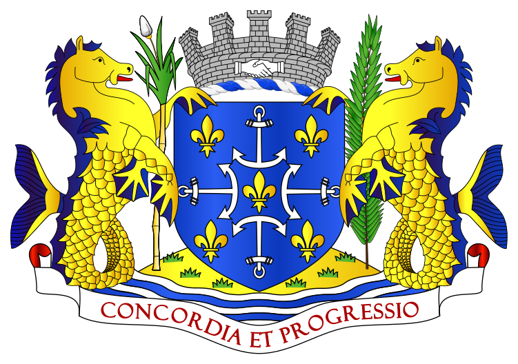ملف:Coat of arms of Port Louis, Mauritius.svg