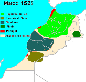 Location of مملكة فاس