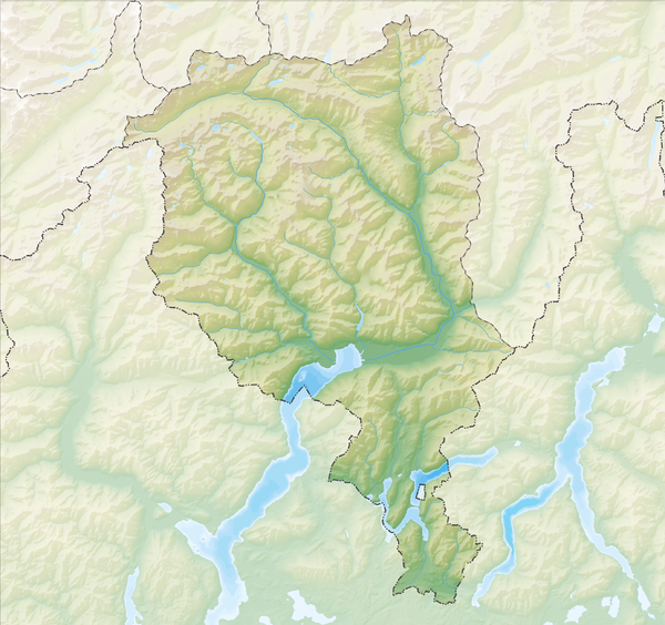 Location map/data/Canton of Ticino is located in كانتون تيتشينو