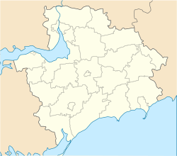 Zaporizhzhia is located in Zaporizhia Oblast