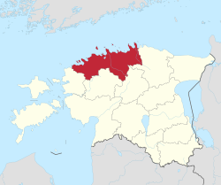 Harju Countyموقع