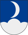 The Moon symbol in the municipal coat of arms of Silvbergs ('Silver Mountain') in Sweden
