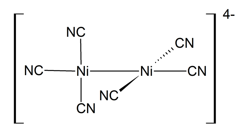 ملف:Structure of hexacyanodinickelate(I) ion.png