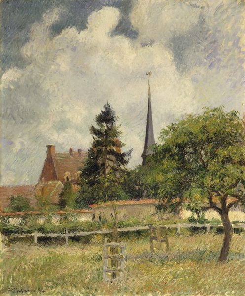ملف:The Church at Eragny Pissarro.jpg