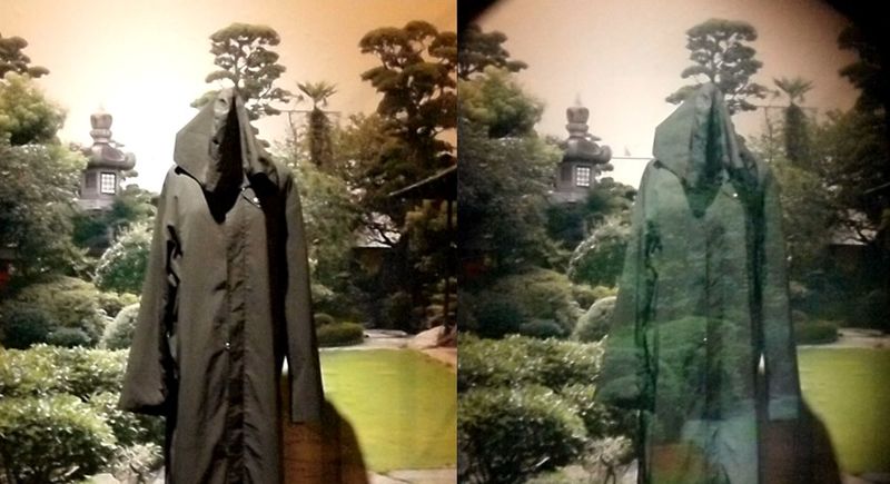 ملف:An invisibility cloak using optical camouflage by Susumu Tachi.jpg