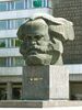 Bust of Karl Marx, the city's former namesake