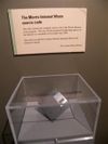 Morris worm入りディスク。ボストンの科学博物館にて展示