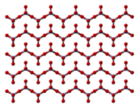 Ball-and-stick model of chromium trioxide