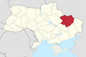 Kharkiv in Ukraine (claims hatched).svg