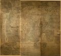 The original 1602 Matteo Ricci map, left part