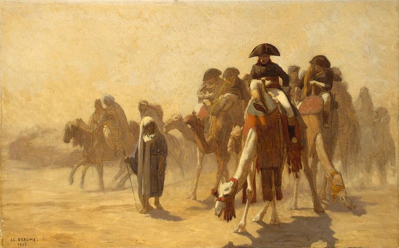 ملف:Napoleon y sus Generales en Egipto.jpg