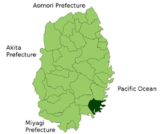Location of Ōfunato