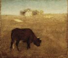 Albert Pinkham Ryder, Evening Glow The Old Red Cow, 1870-1875