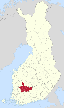Tampere sub-regionموقع