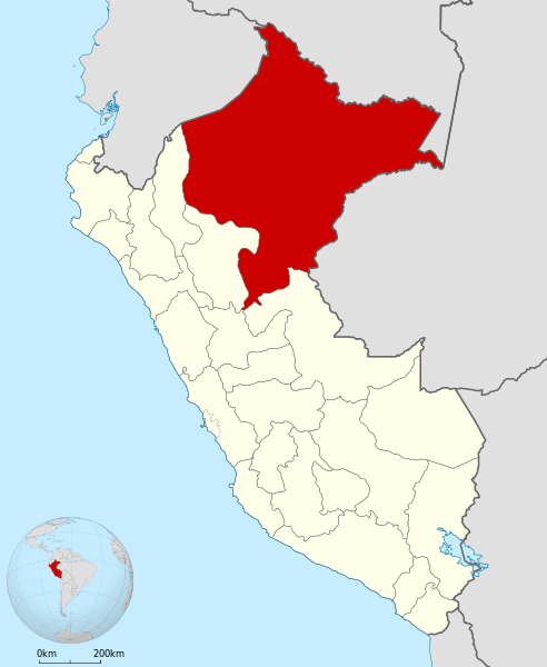 ملف:Peru - Loreto Department (locator map).svg