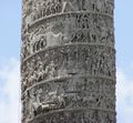 Marcus Aurelius column, detail, Rome