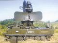 An 1S91 (Straight Flush) radar of the Hungarian Army's 2K12 Kub missile system