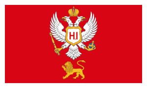 Flag of the Principality of Montenegro.svg
