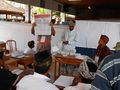 الفرز الحالي في مركز للاقتراع في بالي.