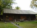 A barn (ovin) in the museum-estate of Surikov. Krasnoyarsk, Russia.