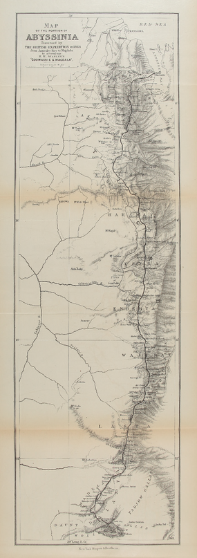 Map of the Portion of Abyssinia Tranversed by the British Expedition in 1868